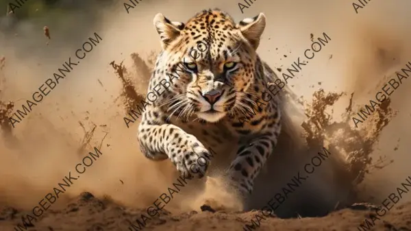 African Wildlife Pursuit Wallpaper: Wild Adventure Continues