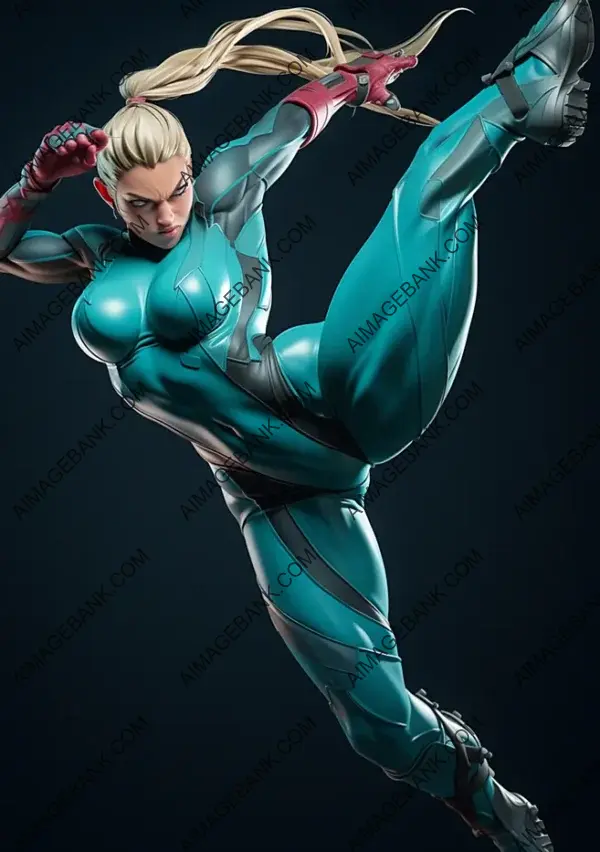 Capcom&#8217;s Street Fighter brought to life in a full-body shot.