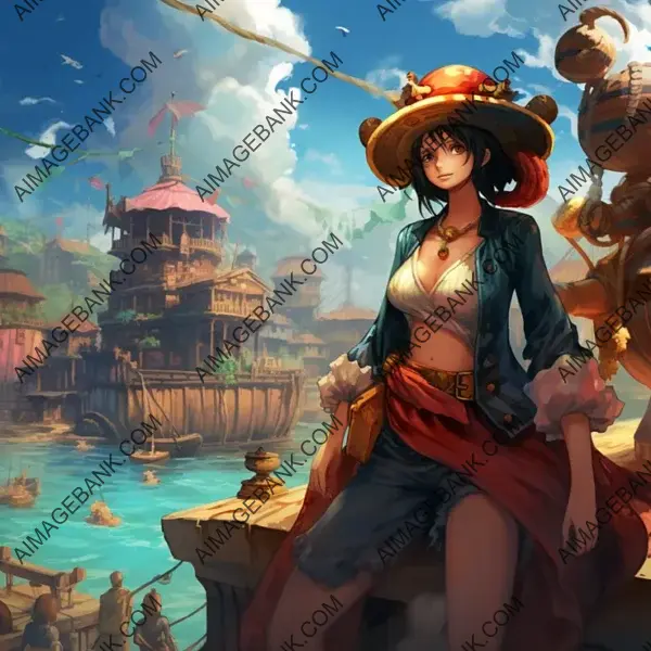 One Piece Anime Characters Aesthetic Full HD Wallpaper