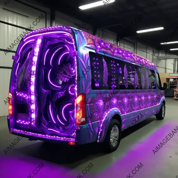 Purple Spikes and Spoilers: A Custom Van&#8217;s Identity