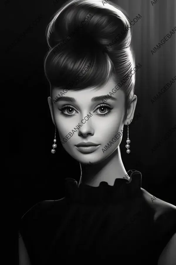 Hyperrealistic Art: A Stunning Portrait of Audrey Hepburn