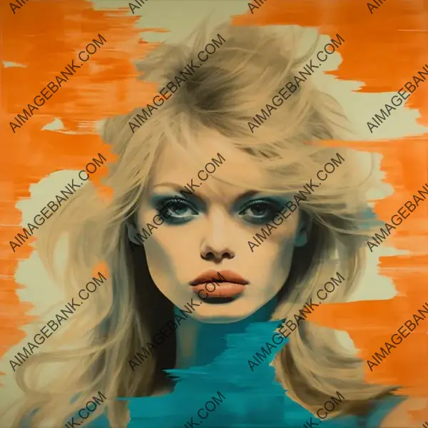 Creative Trompe l&#8217;Oeil Portrait Inspired by Brigitte Bardot