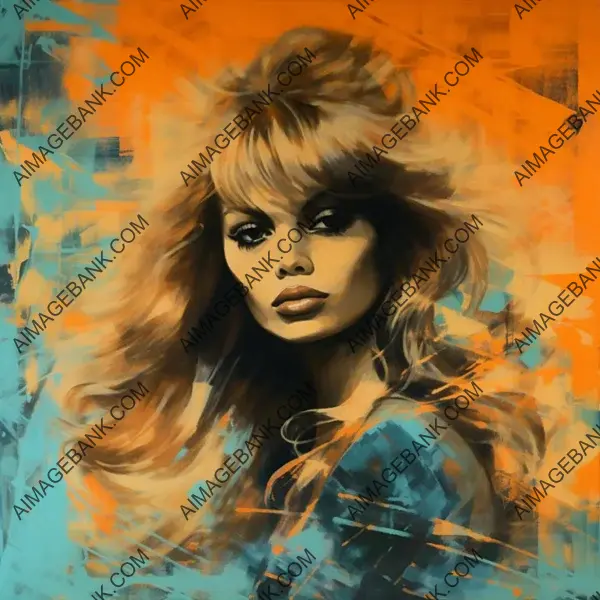 Brigitte Bardot&#8217;s Style in Trompe l&#8217;Oeil Painting: Timeless Elegance