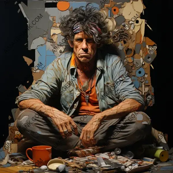 Creative Art: Capturing Keith Richards&#8217; Timeless Influence