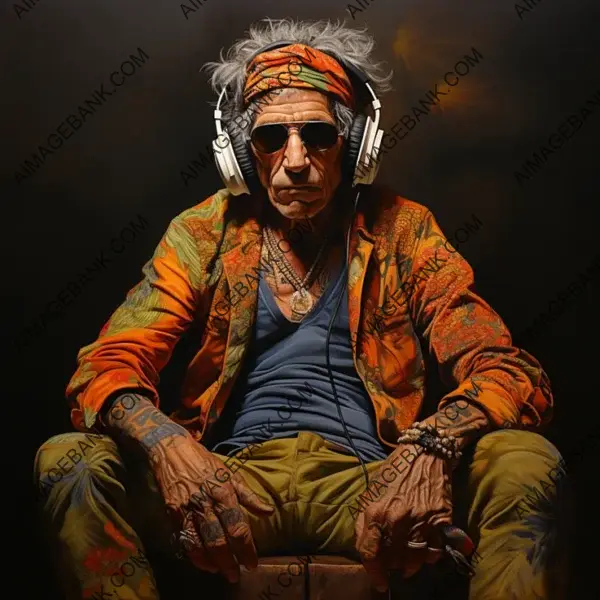 Creative Art: Capturing Keith Richards&#8217; Unique Style