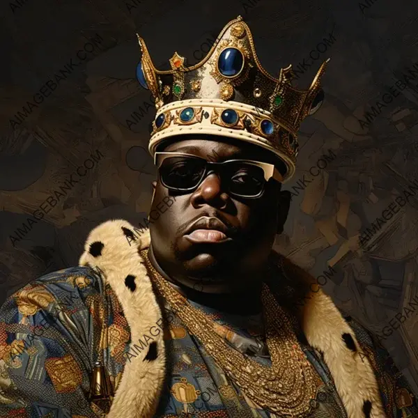 Notorious BIG: Trompe l&#8217;Oeil Painting Showcases His Swagger