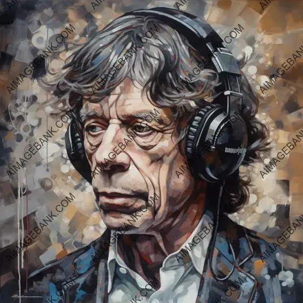 Older Mick Jagger: Artwork Evokes His Rock &#8216;n&#8217; Roll Persona