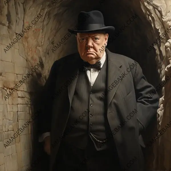 Creative Art: Emulating Winston Churchill&#8217;s Iconic Persona