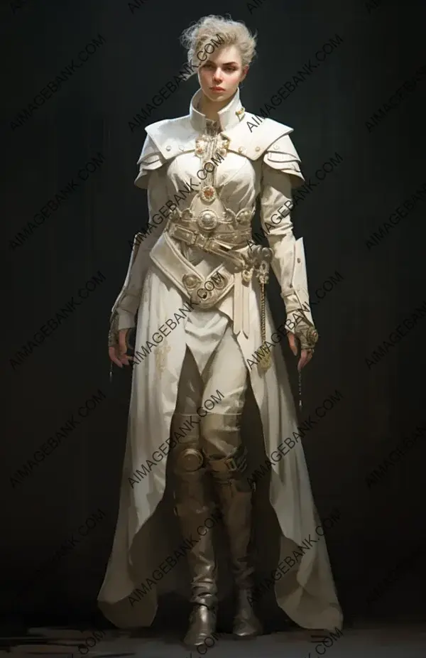 Paladin Armored Dress: Womancore Beauty in Fantasy