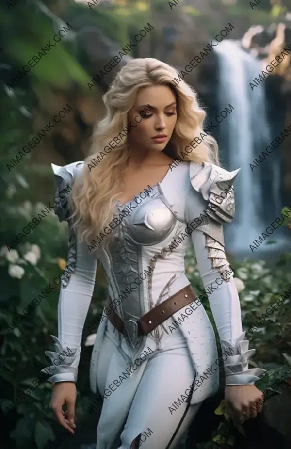 Stunning 8K 3D Paladin Dress on a Beautiful Woman