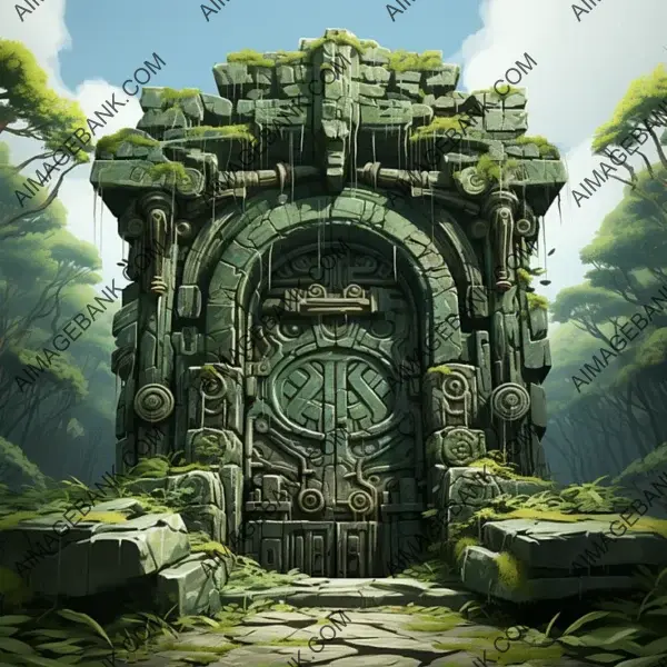 Discover Creepy Tomb Door Style Inspired by Ghibli, Zelda, and Ori for Gaming Assets