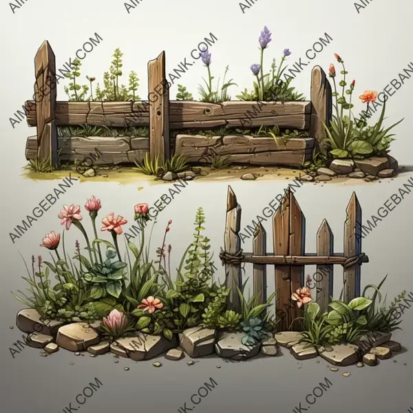 Varied Picket Fence Images to Elevate Your Gaming Assets