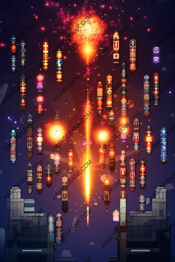 Pixel Bullets Ammo Powerup for Your Gaming Assets