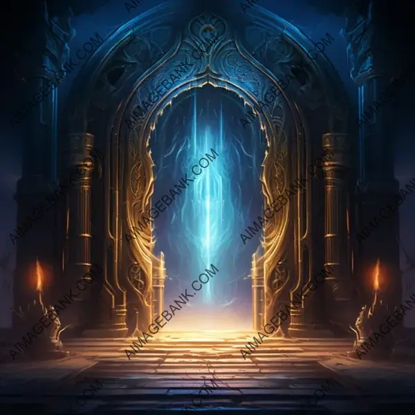 Explore the Iconic Amazing Door Opening Epic Gaming Asset Adventure