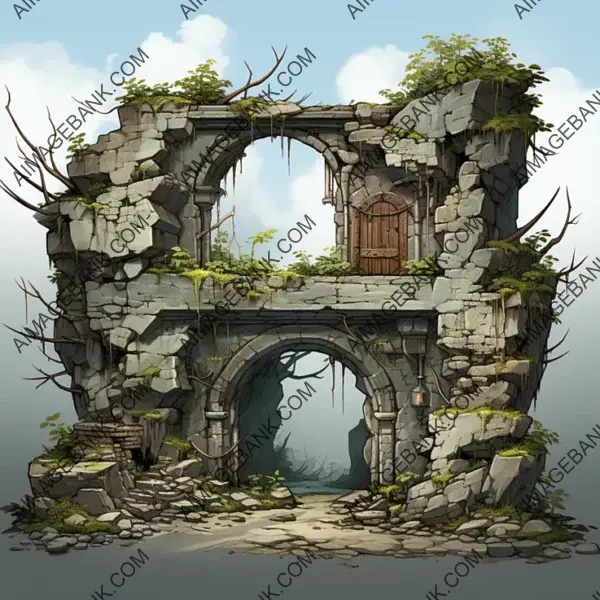 Ruined Stone Wall &#8211; Building Ancient Game Worlds