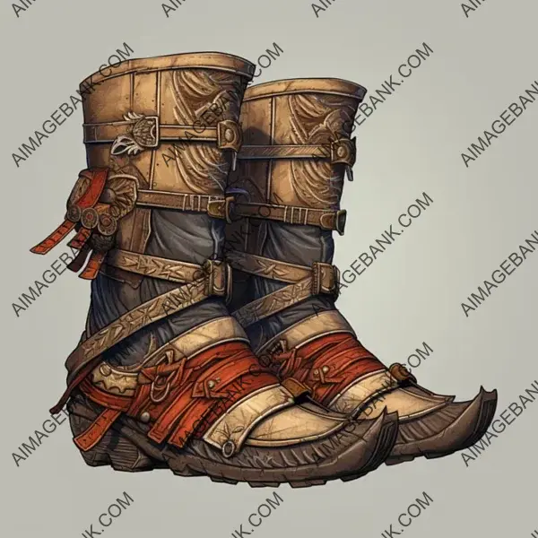 Customize Your Warriors with Oriental Style Old Warrior Boots