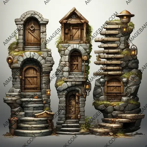 Stair Dungeon Game Assets &#8211; Perfect for Dungeon Delving