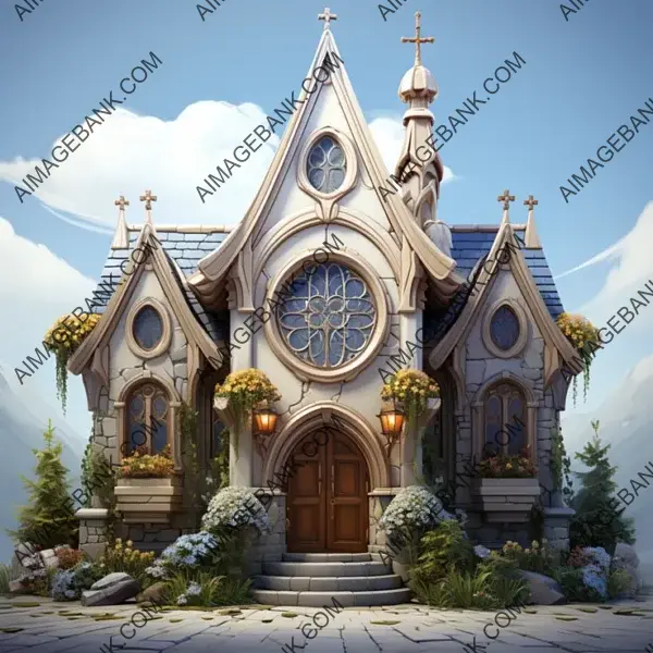 Stylized Church &#8211; Building Fantasy Worlds