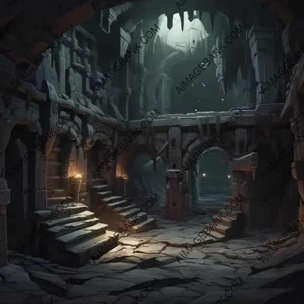 Stylized Dirty Dungeon &#8211; Concept Art Exploration