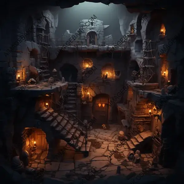 Dive into Stylized Dungeon Design with Concept Art