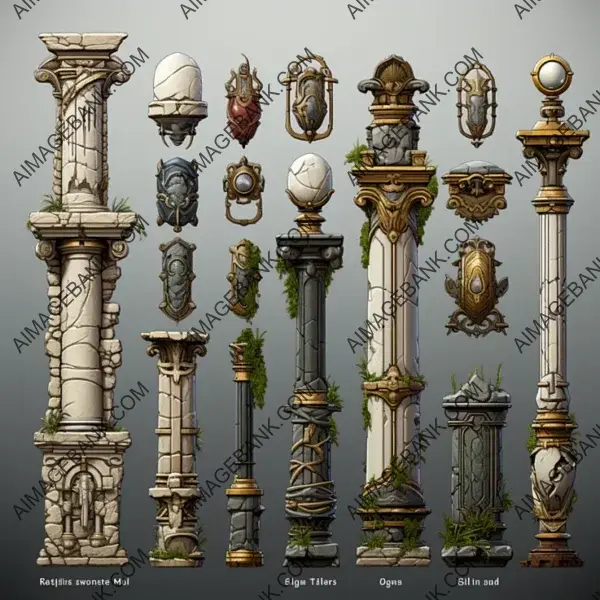 Tuscan Styled Columns game props A Designer&#8217;s Stylish Choice