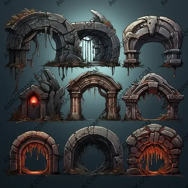 Customize Your Dark Fantasy Realm with the Vampire Gate