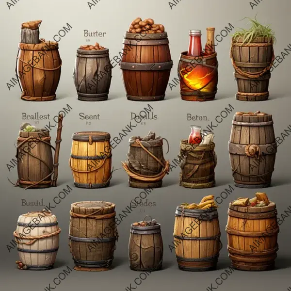 Barrels and Baskets Game Props &#8211; Enhance Gameplay