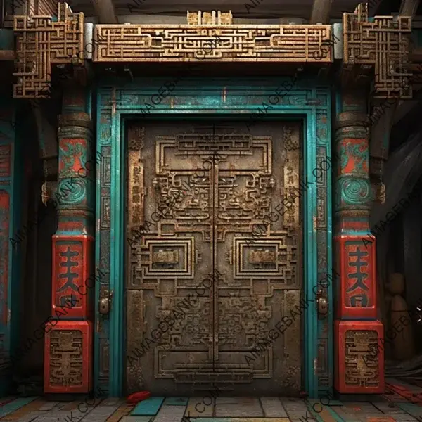 Enter Futuristic Realms with Cyberpunk Doors