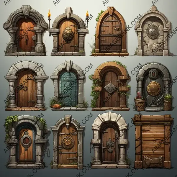 Discover Hidden Treasures with Ghibli and Zelda Door Game Props