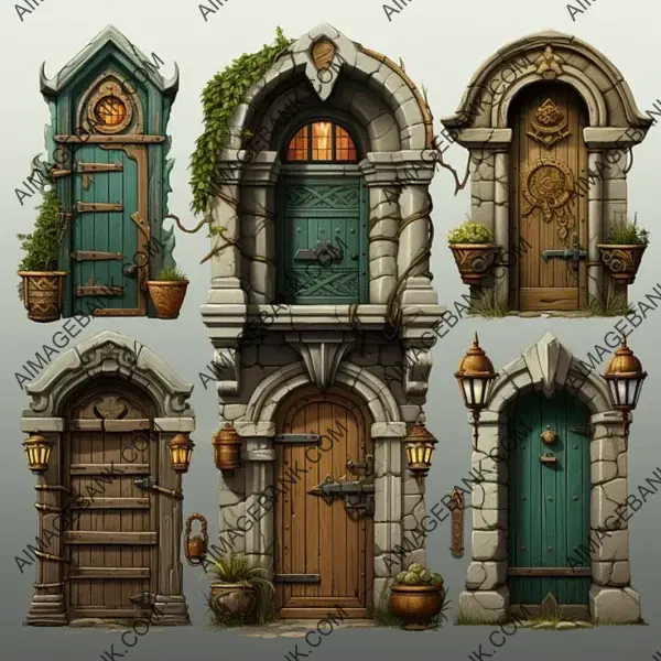 Uncover Secrets with Ghibli and Zelda-Inspired Door Game Props