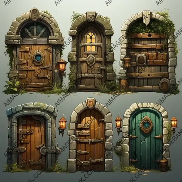 Add Mystery to Your Game with Ghibli and Zelda Door Game Props