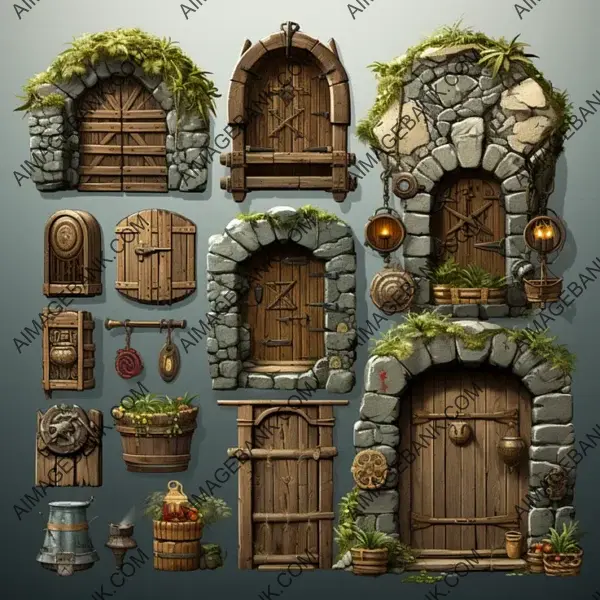 Uncover Secrets with Ghibli and Zelda-Inspired Door Props