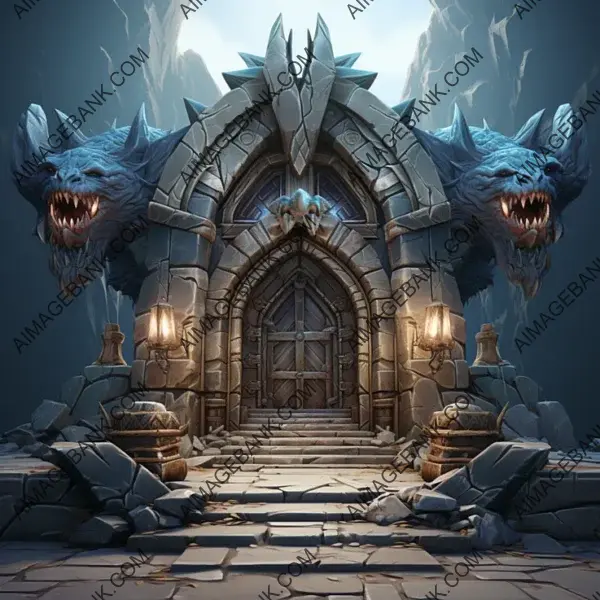 Unleash Your Imagination with Dragon Dungeon Entrance Props