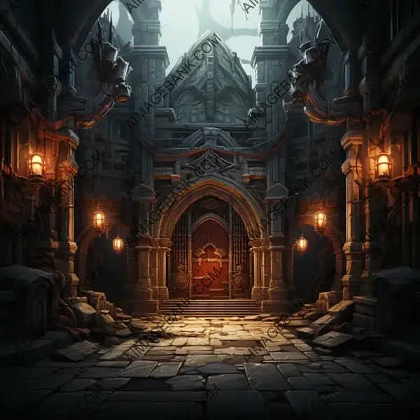 Embark on Fantasy Adventures with Dungeon Entrance Game Assets