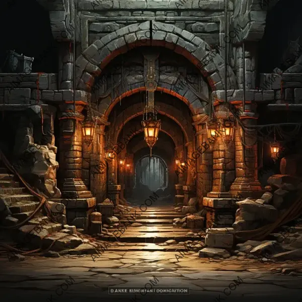 Face Epic Challenges with Dungeon Entrance Game Assets