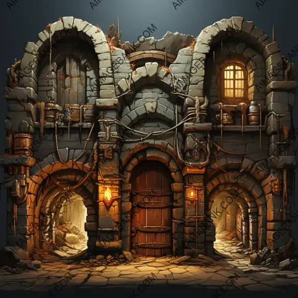 Unleash Your Imagination with Dungeon Entrance Game Assets