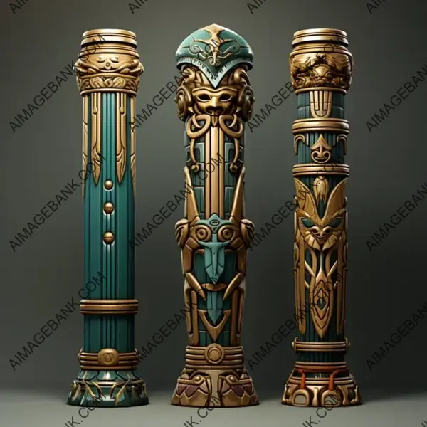 Game Props  Enhance Gaming with Egyptian Styled Columns