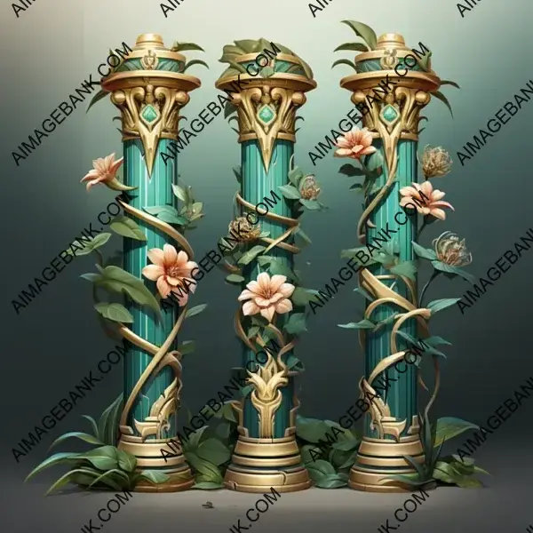 Game Props  Discover the Enigmatic Egyptian Styled Columns