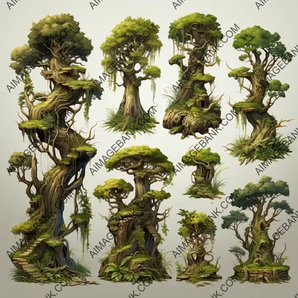 Game Props  Epic Trees and Their Role in Ghibli and Zelda Worlds