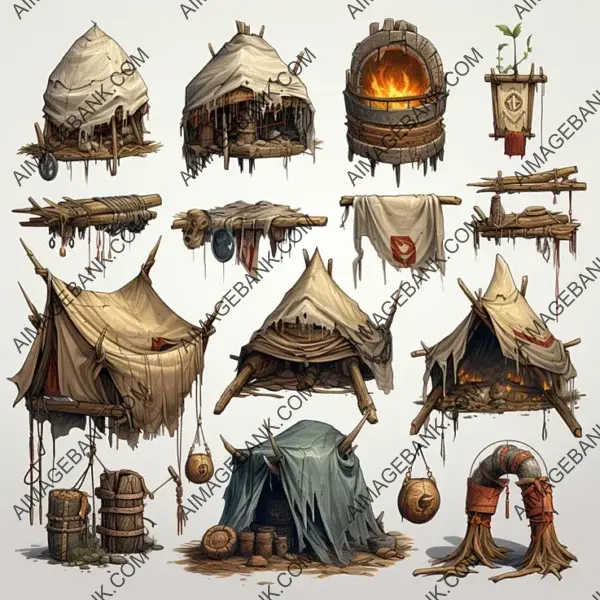 Game Props  Unveil the Magic of Fantasy Indian Tents in Gaming