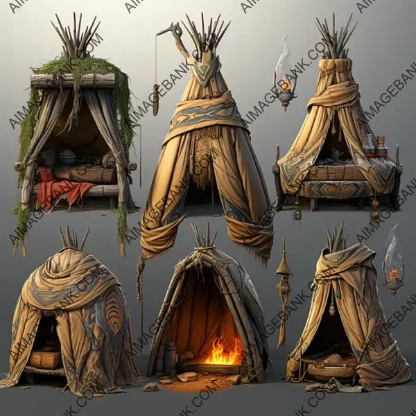 Game Props  Immerse Yourself in Fantasy Indian Tents in Gaming