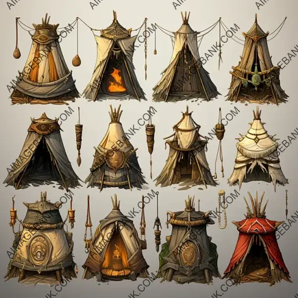 Game Props  Fantasy Indian Tents: Your Gateway to Gaming Adventures