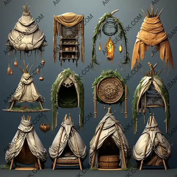 Game Props  Fantasy Indian Tents: Your Gateway to Gaming Excellence