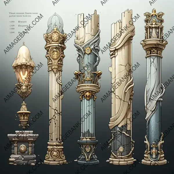 Game Props  Fluted Styled Columns: The Pillars of Gaming Excellence