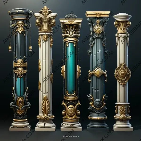 Game Props  Fluted Styled Columns: Your Architectural Choice