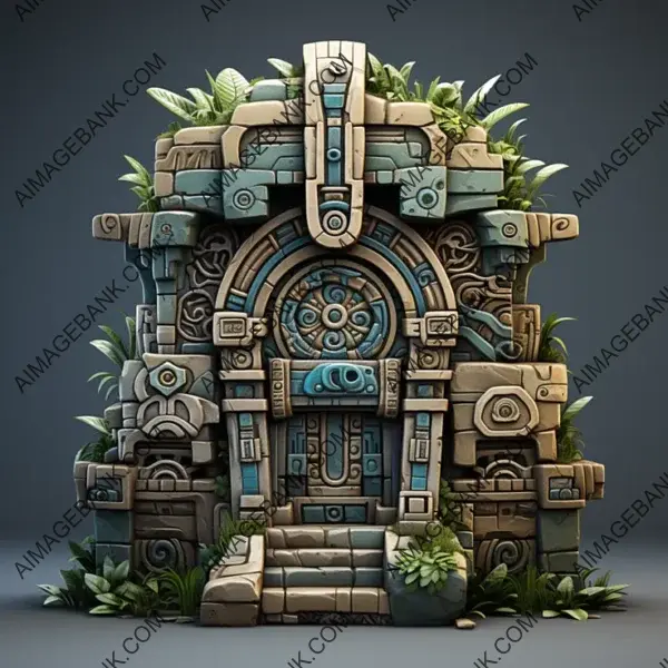 Explore the Aztec Influence in Different Building Styles with Game Props