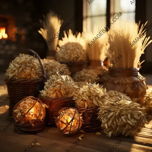 Dive into the Rural Charm with Stylized Haystacks Game Props