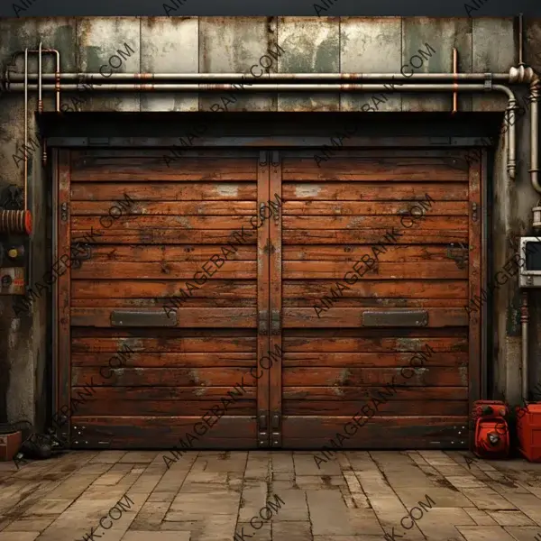 Dive into Dystopian Worlds with Rusty Garage Door Game Props