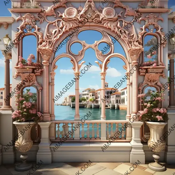 Dive into Venetian Dreams with Window Facade Game Props