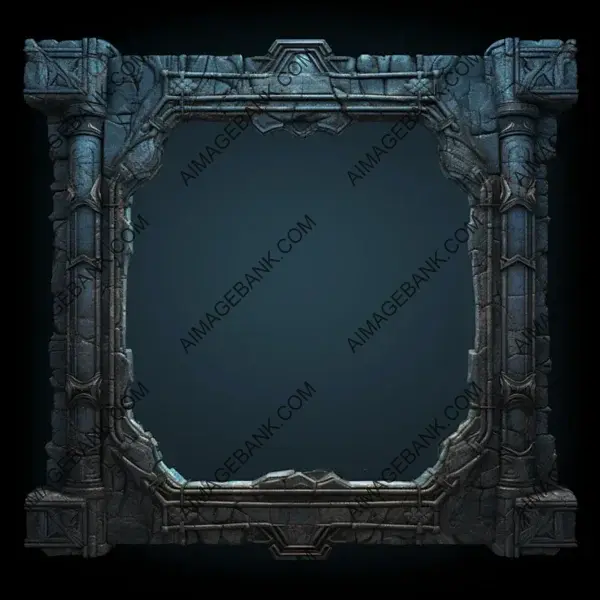 Game Props: Square Portal Frame for Enthusiastic Players